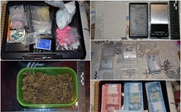 Többfajta kábítószert talált a rendőrség egy borotai férfi lakásában 