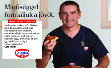 A Dr. Oetker állásajánlata Jánossomorján