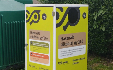 Használt sütőolaj gyűjtőt helyeztek ki Farádon