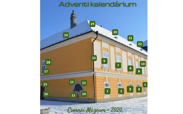 Digitális adventi kalendáriumot készített a Csornai Múzeum