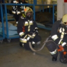 Tűzvédelmi gyakorlat Szanyban