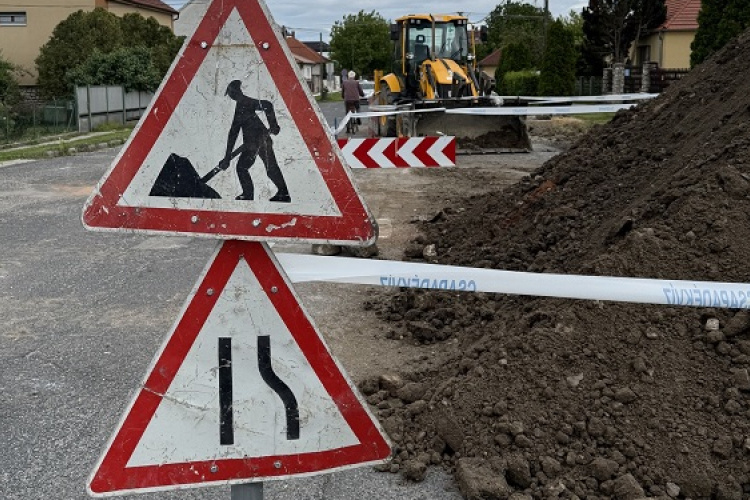 Felújítás miatt több hétig forgalomkorlátozásra lehet számítani Kapuváron
