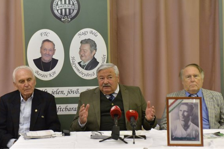 Hidegkuti Nándorra, az Aranycsapat Öreg-jére emlékeztek