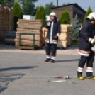 Szituációs begyakorlás volt a tűzoltóknak Szanyban