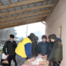 Sertést vágtak a Szany SE. labdarúgói.