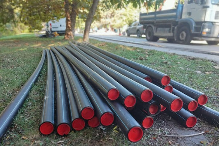 Vízvezeték rekonstrukció Szanyban