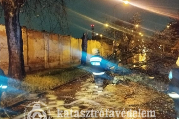 Több napig tombolt a szélvihar a megyében