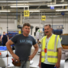 A  nyugdíjas dolgozók látogatása Szanyban az Interfa Bútoripari kft-nél. (2026. 05.28.)
