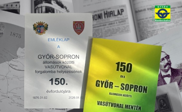 Jubileumi kiadvány a 150 éves Győr-Sopron vasútvonalról
