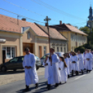 Ács Lajos győri székesegyházi kanonok, nyugalmazott plébános temetése Szanyban