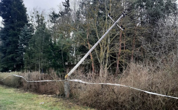 Sok kárt okozott a szombati szélvihar