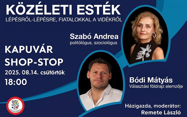 Lépésről lépésre, a fiatalokkal a vidékről