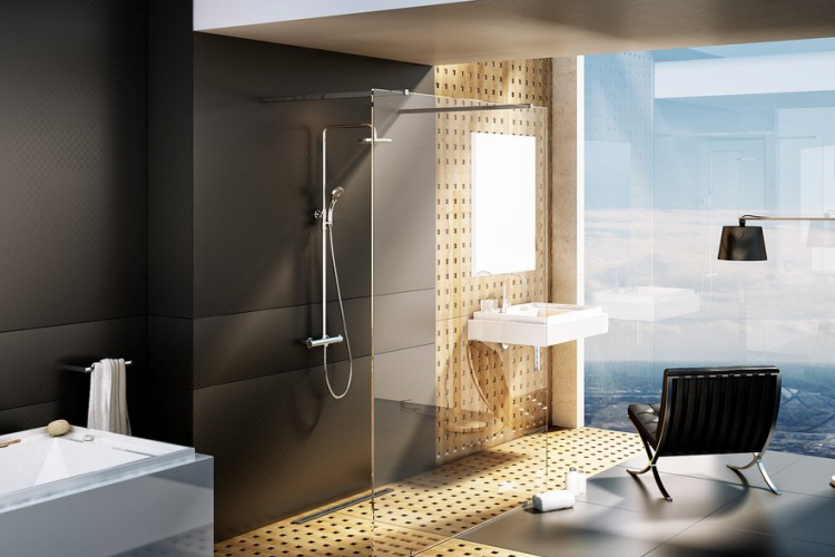 A modern zuhanyoszlop a megfizethető luxus