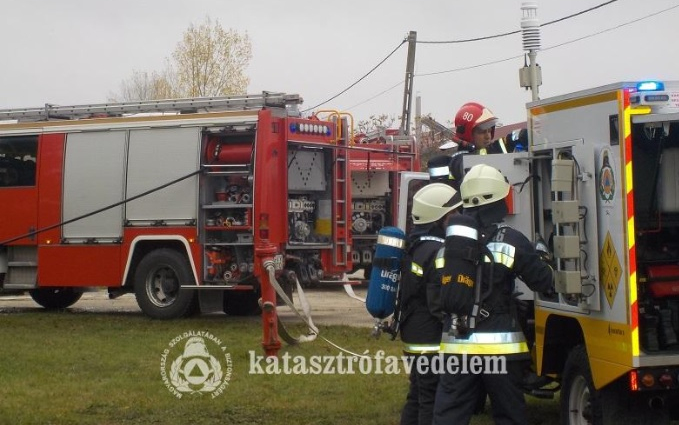 Katasztrófavédelmi gyakorlatot tartottak Mihályiban