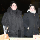 Karácsonyi vásár a szanyi templom melletti vásártéren.