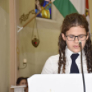 Ballagás és szentmise a Szany iskolában és templomban.