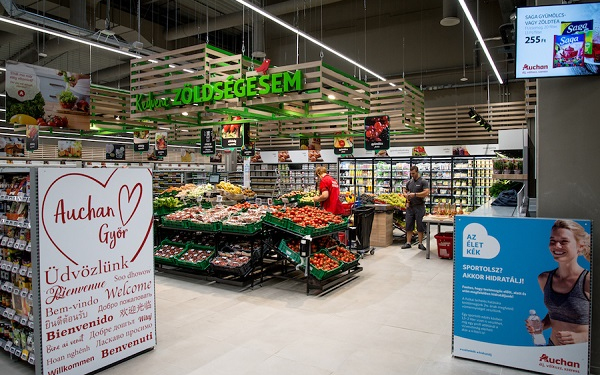 Megnyílt az új Auchan szupermarket Győrben