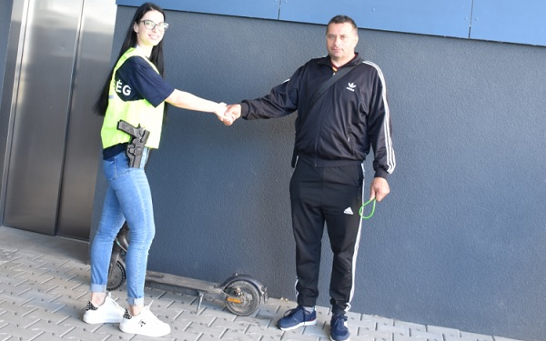 Hamar visszakapta ellopott rollerét