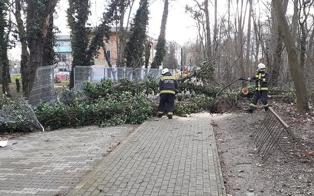 Kéménytűz Csornán, viharkárok a megyében, száznyolcvanhét eseményhez vonultak a tűzoltók