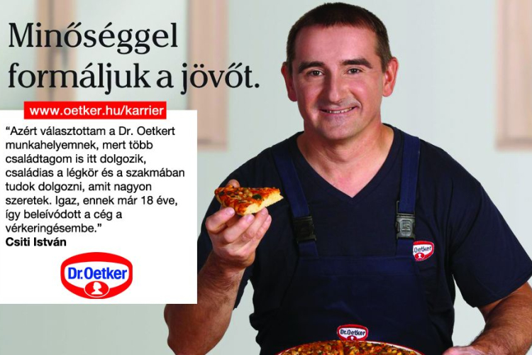 A Dr. Oetker állásajánlata Jánossomorján