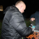 Karácsonyi vásár a szanyi templom melletti vásártéren.