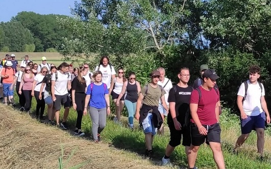 Tizenötödik emléktúra a csornai csata tiszteletére