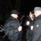 Karácsonyi vásár a szanyi templom melletti vásártéren.