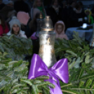 Adventi gyertyagyújtás Szanyban.
