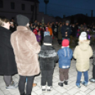 Adventi gyertyagyújtás Szanyban.