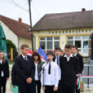 I. világháborús emlékmű avatása Szilban.
