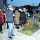 Adventi gyertyagyújtás Szanyban.