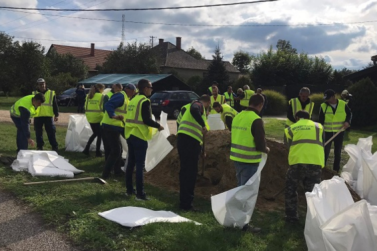 Önkéntes mentőszervezetek minősítő gyakorlatát rendezték Szanyban