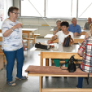 A  nyugdíjas dolgozók látogatása Szanyban az Interfa Bútoripari kft-nél. (2026. 05.28.)