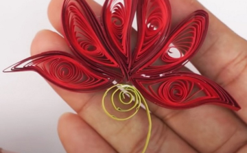 Alkotások papírcsíkokból