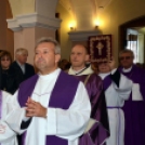 Ács Lajos győri székesegyházi kanonok, nyugalmazott plébános temetése Szanyban