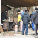 Sertést vágtak a Szany SE. labdarúgói.