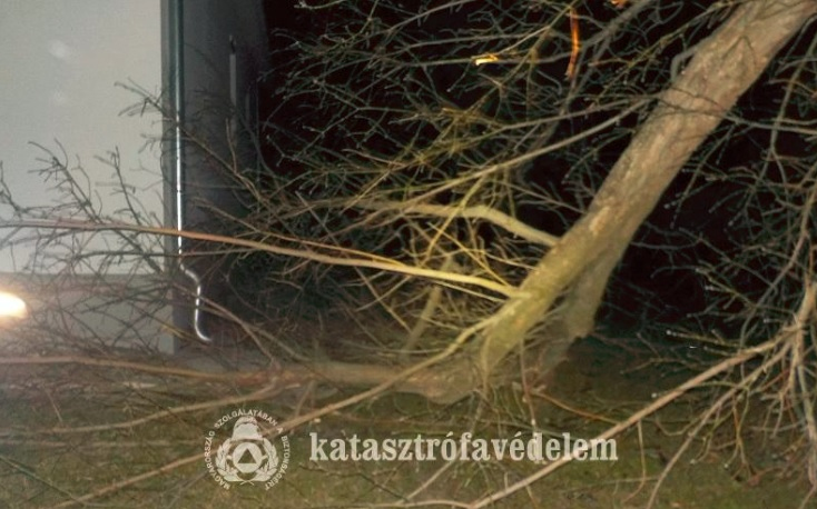 Rengeteg kárt okozott a tegnapi viharos szél