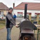 Falusi disznóvágás Szanyban.