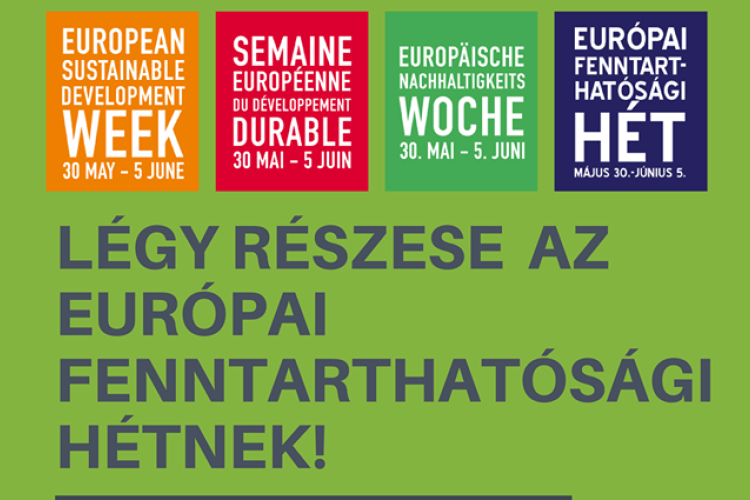 Negyedszer csatlakozott Magyarország az Európai fenntarthatósági hét rendezvényhez
