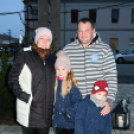 Adventi gyertyagyújtás Szanyban.