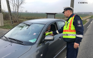 A hétvégén fokozott közlekedésbiztonsági ellenőrzést tartottak a megyében