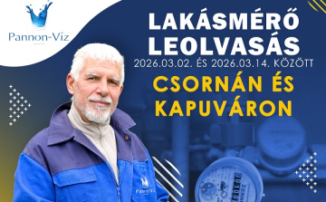 Lakossági vízmérő leolvasás Csornán és Kapuváron