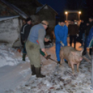 Jótékonysági disznóölés Mihályiban