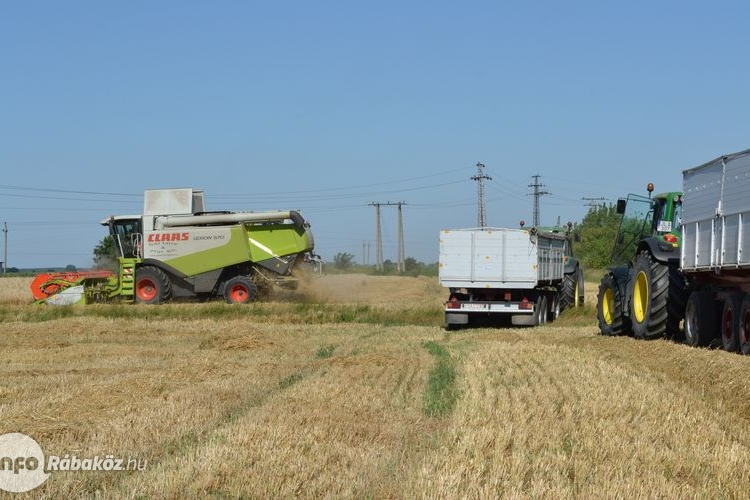 Aratás előtti gépszemlék a Rábaközben