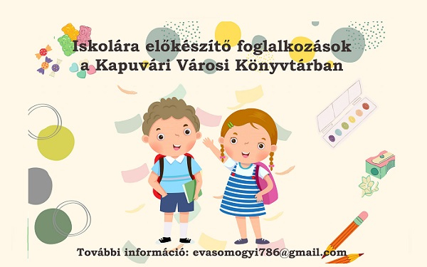 Iskolaelőkészítő foglalkozások Kapuváron