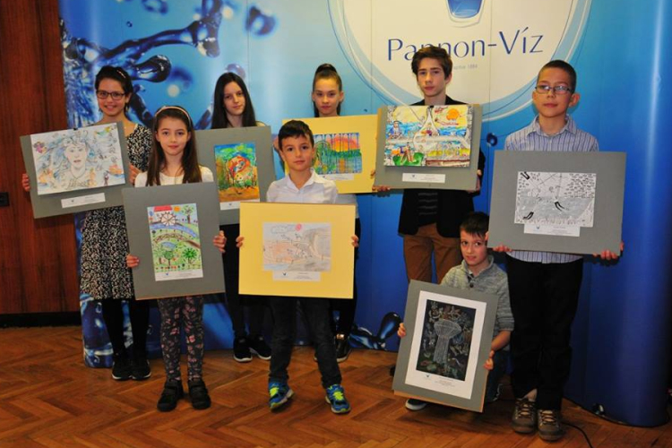 Rábaközi díjazottak a Pannon-Víz rajzpályázatán
