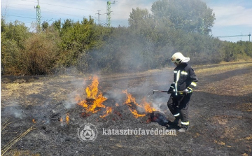 A nagy melegben gyakoribbak a mezőgazdasági tüzek