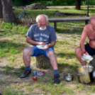 Sárzóparti parti Szanyban az öregfiúkkal.