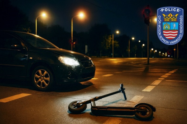 Egyre több a rollerbaleset a megyében