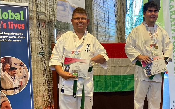 Egy ezüst és egy bronz az inclusive Karate Global Magyar Bajnokságon